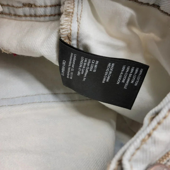 Urban Outfitters BDG Dropped Rise Shorts Jean Distressed  Size 27 NWT - Picture 8 of 8